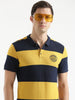 Striped Blocks Polo T-shirt