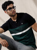 Colourblocked Polo T-Shirt