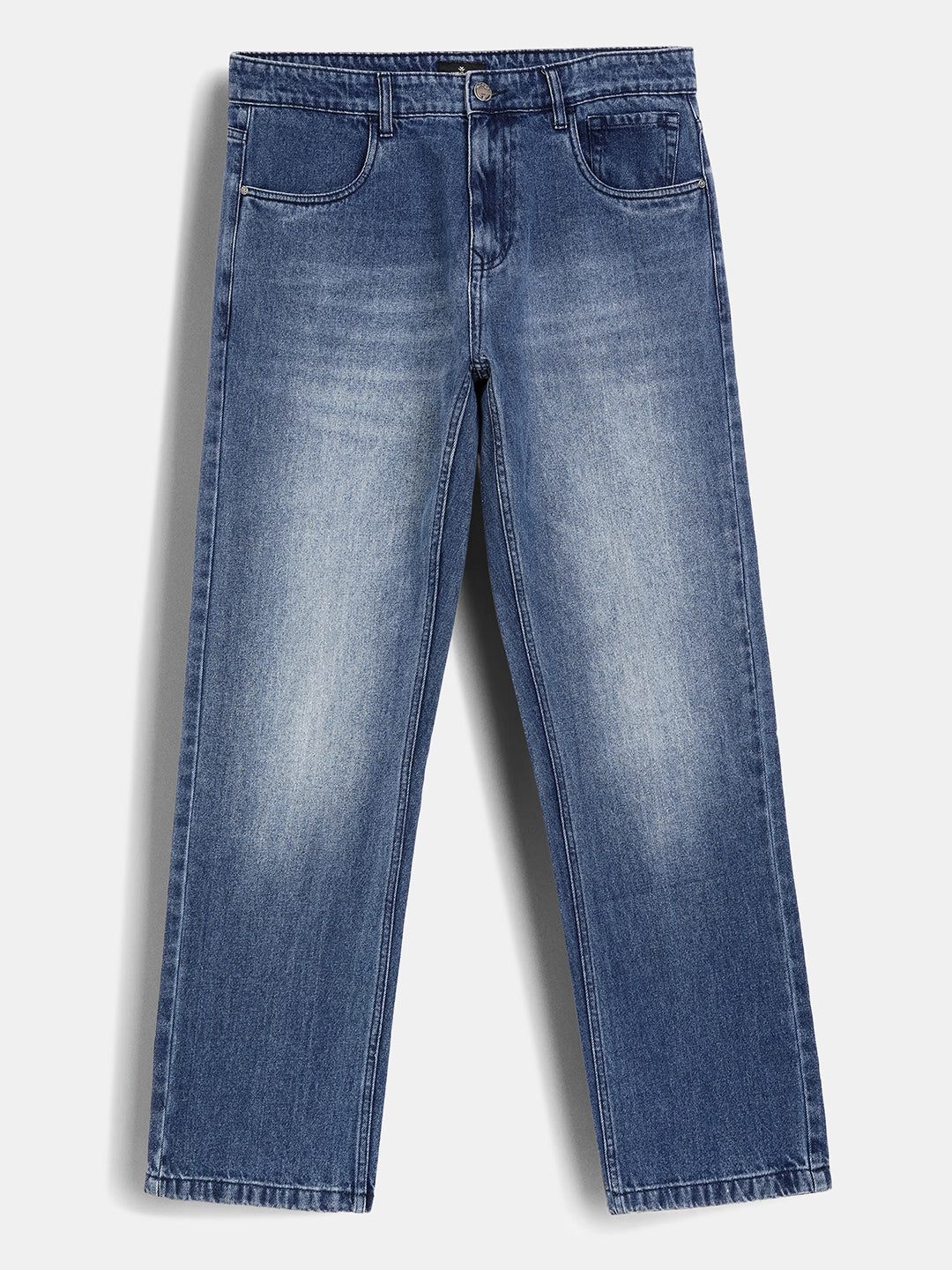 Anti Fit Faded Denim Jeans  | Light Blue