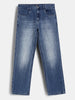 Anti Fit Faded Denim Jeans  | Light Blue