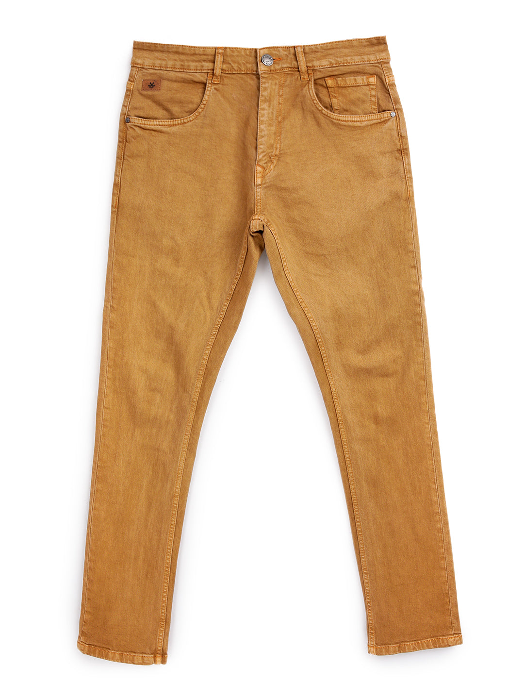 Khaki Slim Fit Denim Jeans