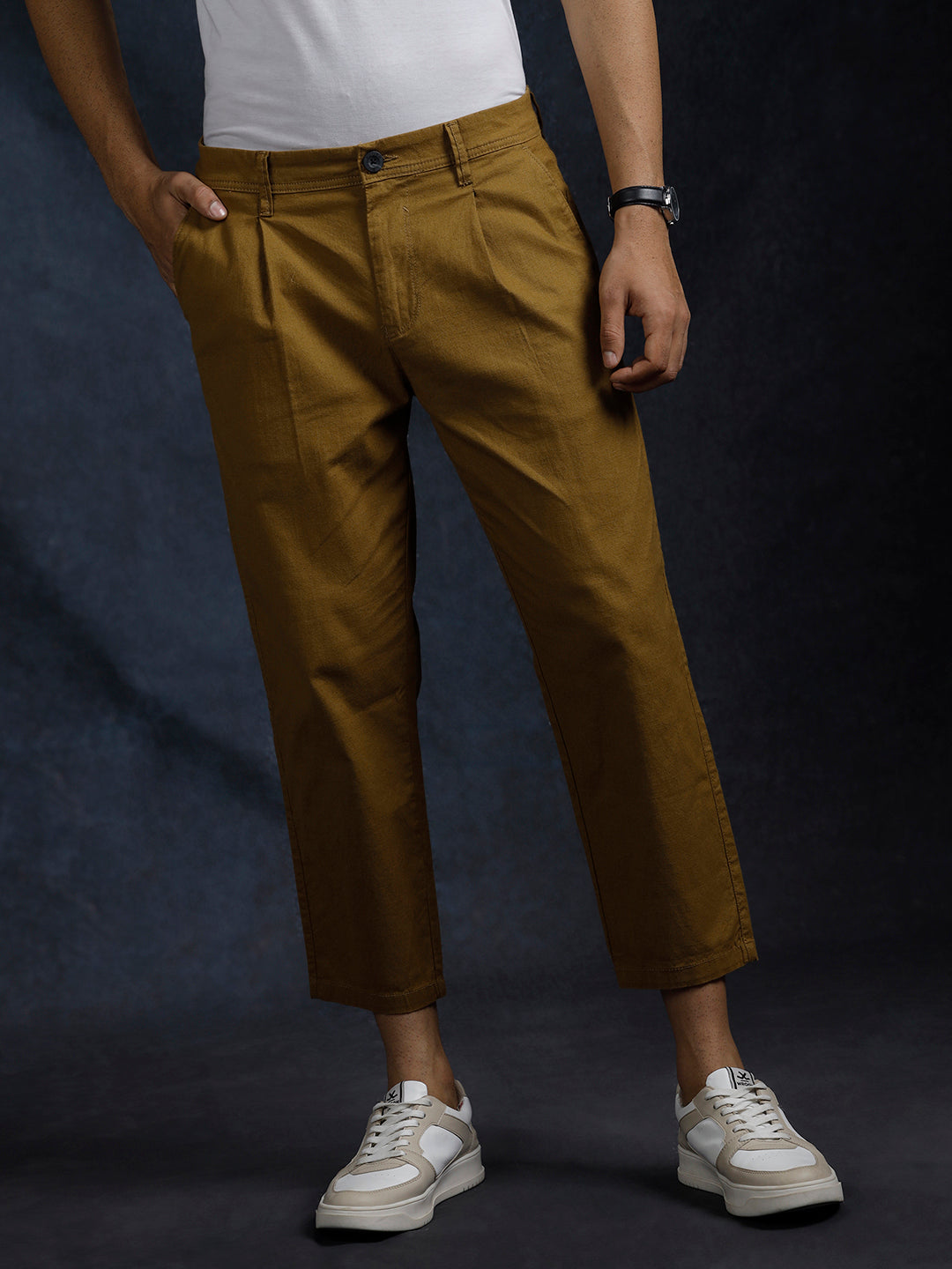 Classic Fit Tan Trouser