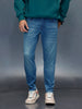 Men's Casual Skinny Crop Fit Jeans | Blue