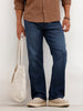 Faded Bootcut Denim Jeans | Blue
