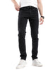 Casual Black Slim Fit Denim Jeans