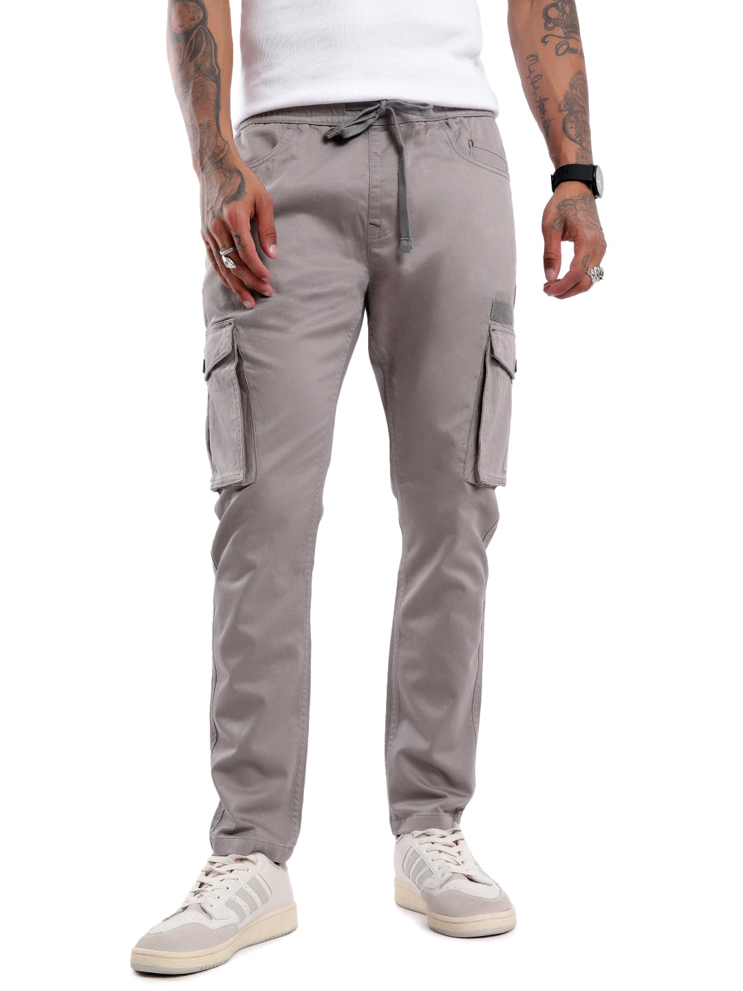 Grey Stride Cargo Jogger