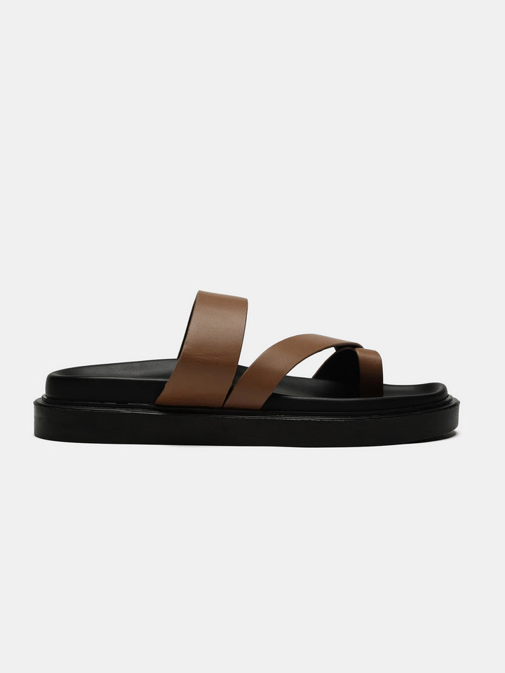 OPEN FOOTWEAR | Acorn Stride | Tan | SANDALS