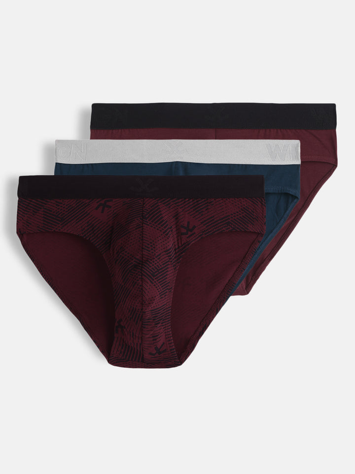 Daily Ease Solids & Print 3-Pack Briefs