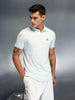 Men's Casual Regualr Fit Polo T-Shirt | Light Blue