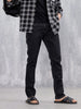 Men's Casual Jeans With Contrast Thread Detail | Black