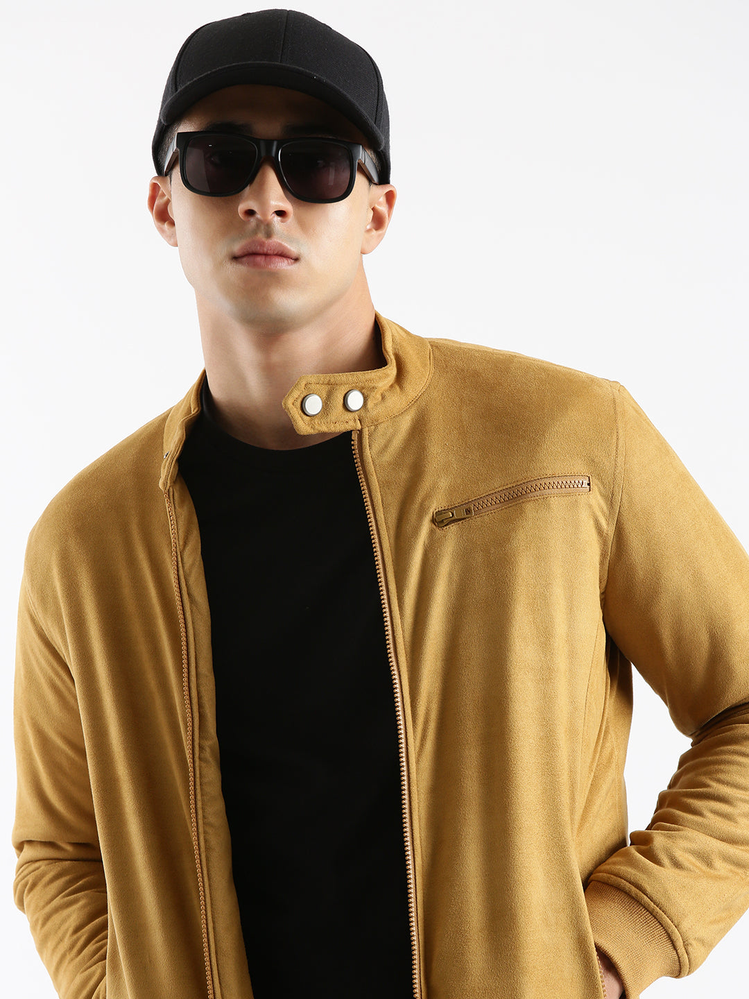 Classic Solid Bomber Jacket