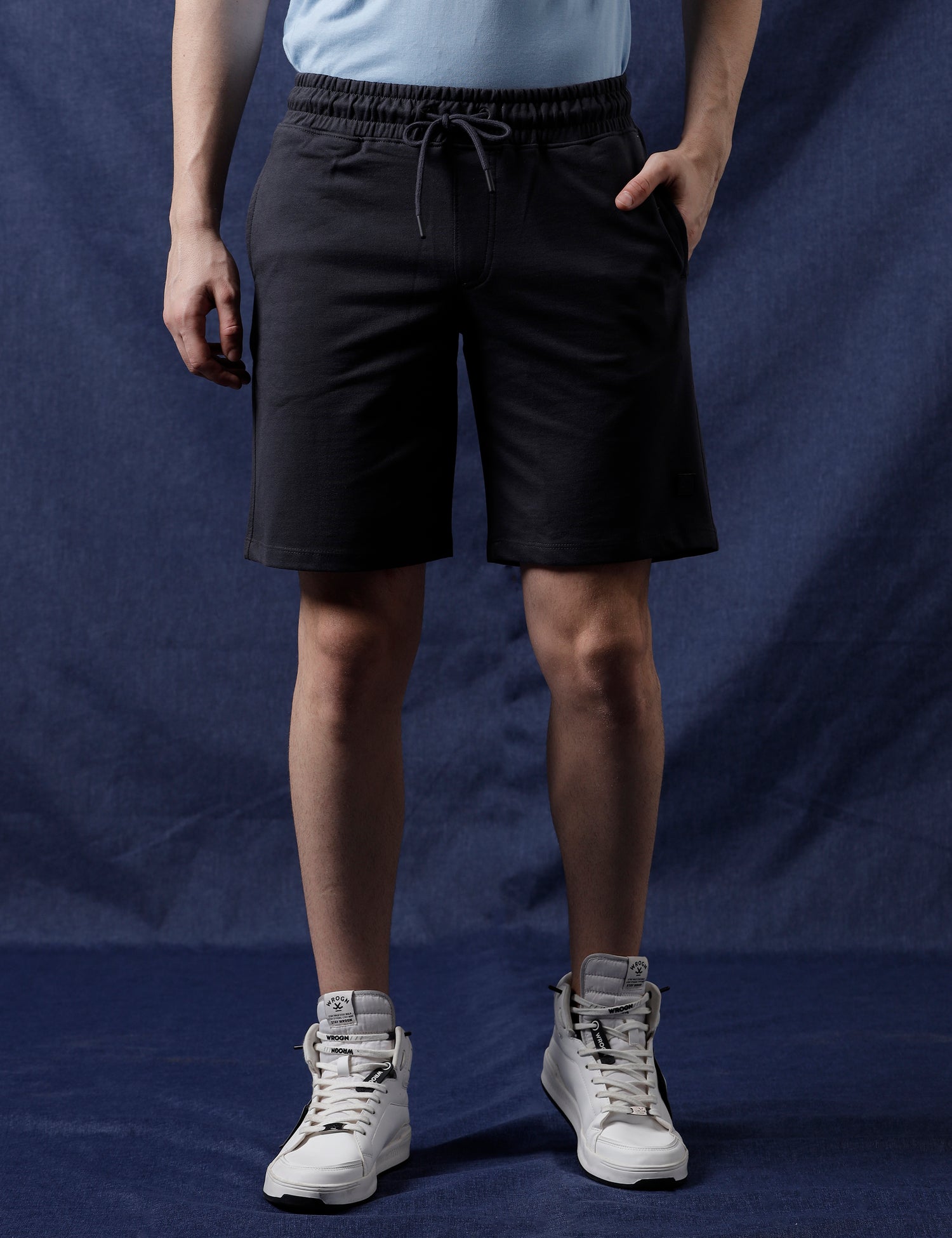 Solid Casual Cotton Shorts