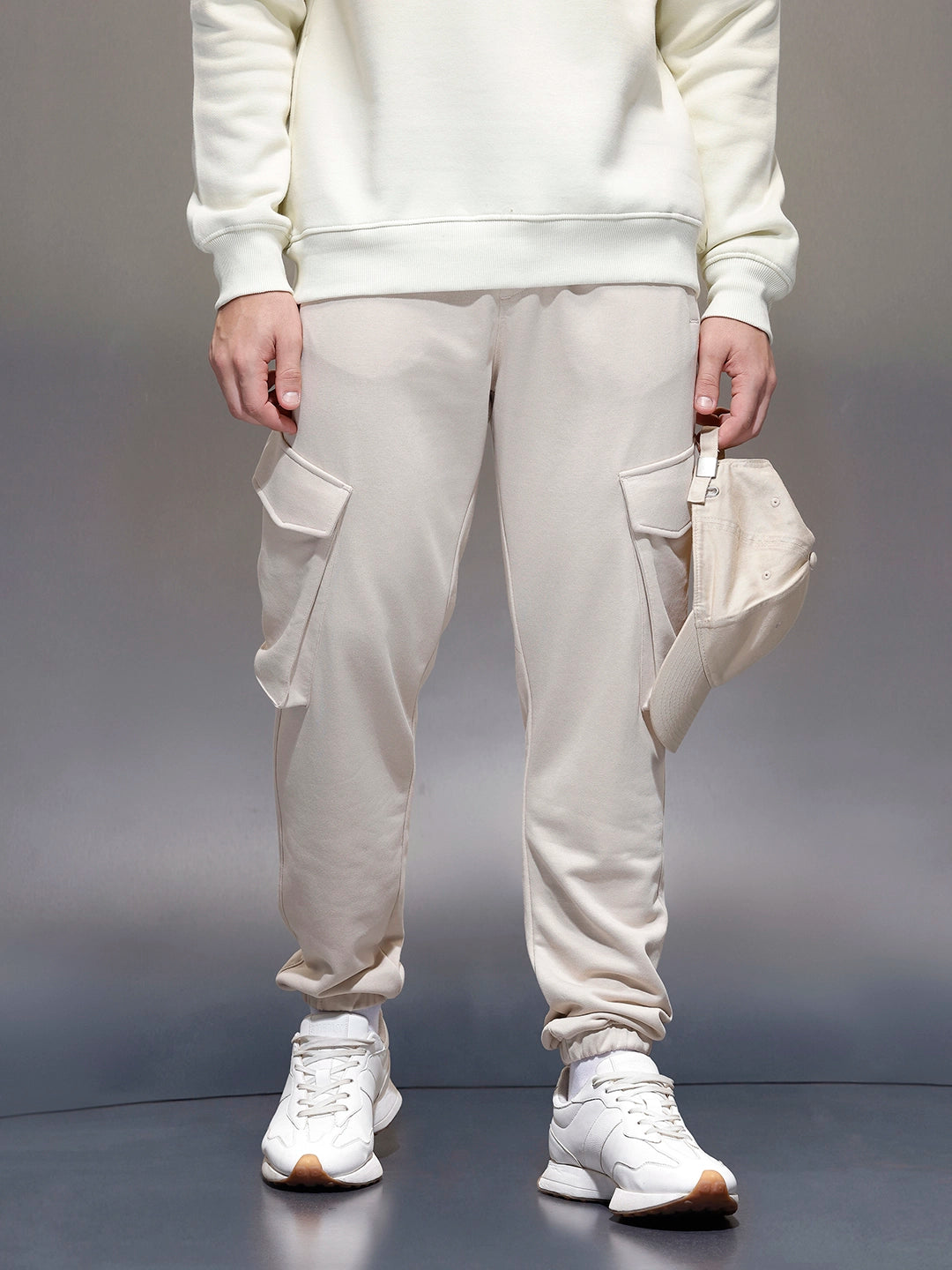 Casual Jacquard Collar Polo T-Shirt | Off White