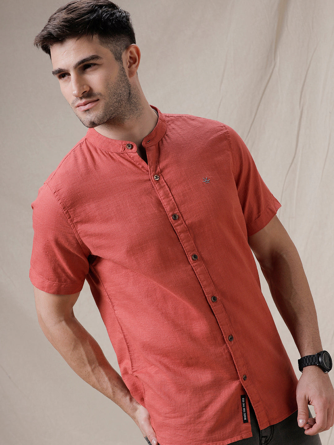 Choose Iconic, Choose Mandarin Collar Shirts - WROGN – Wrogn