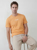 Solid Regular Fit T-Shirt   |  Orange