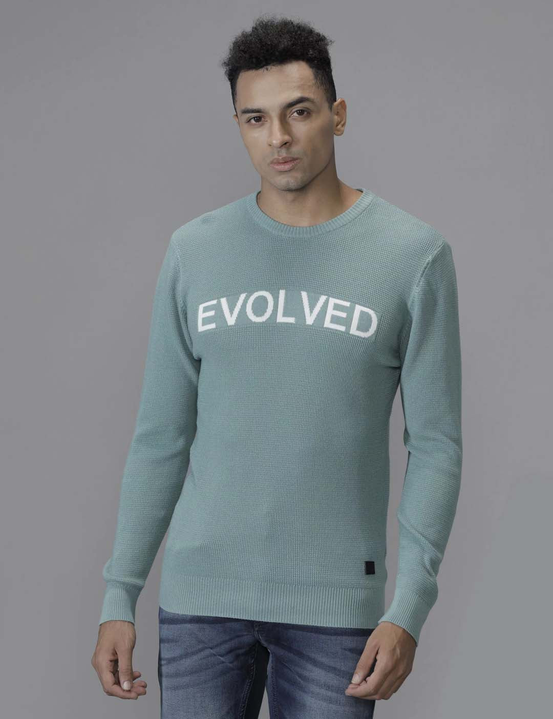 Evolved Typographic Knitted Sweater