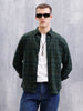Checkered Full Sleeve Regular Fit Shirt | Green