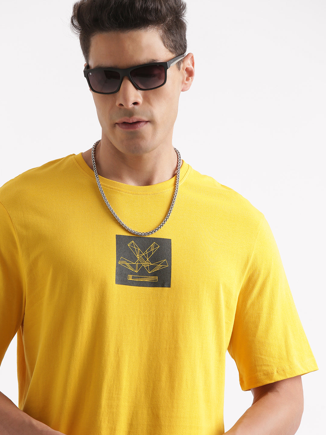 Back-Printed Yellow Mickey T-Shirt