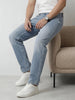Faded Anti Fit Denim Jeans | Light Blue