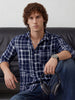 Contemporary Checks with Utility Styling | Blue