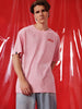 Netflix Chill Pink Oversized T-Shirt