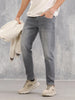 Low Fade Skinny Crop Jeans | Grey