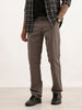 Solid Straight Fit Trouser | Blue