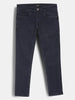 Solid Slim Fit Denim Jeans | Dark Blue