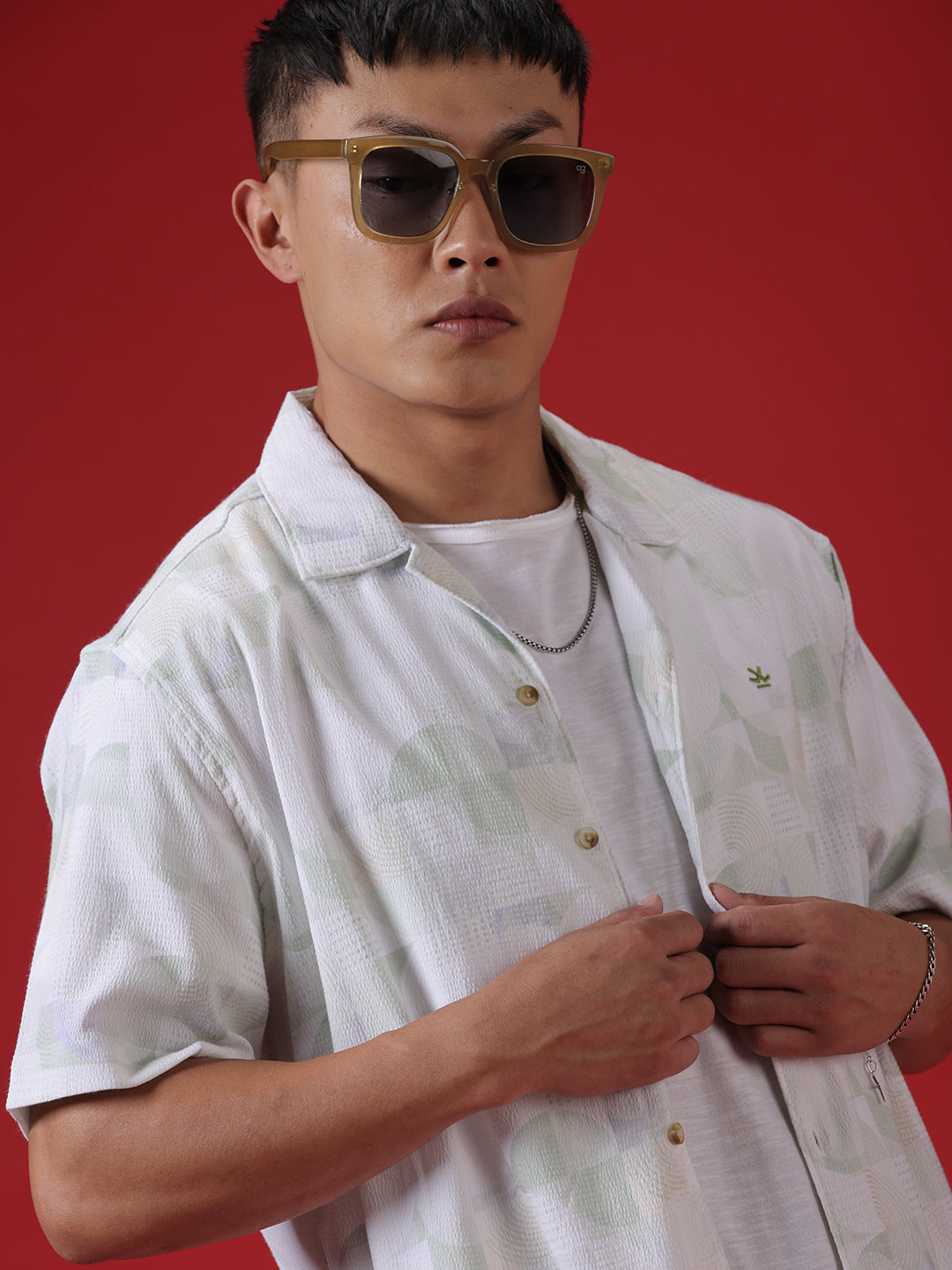 Popcorn Printed Resort Collar Shirt Wrogn popcorn-printed-resort-collar-shirt-wrogn