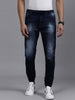 Blue Shades Faded Denim Jogger