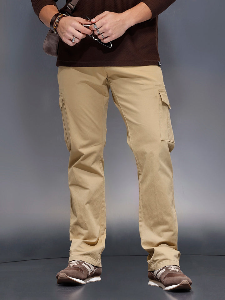 Men’s straight fit cargo | Khaki