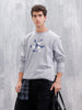 Men's Casual Branded Comfort Fit Sweatshirt | Grey