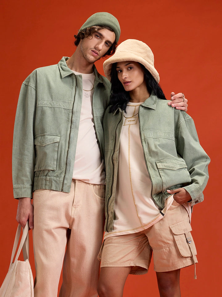 Dusty Olive Terrain Utility Jacket | Olive wash