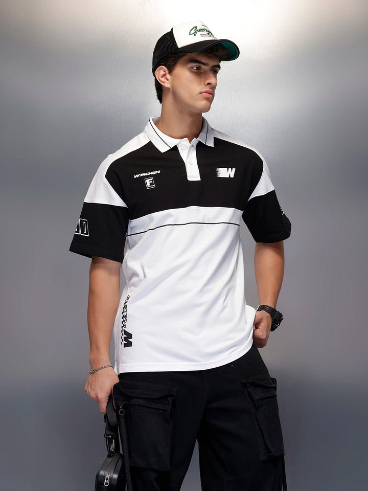 Classic Cut And Sew Polo T-Shirt   |  White