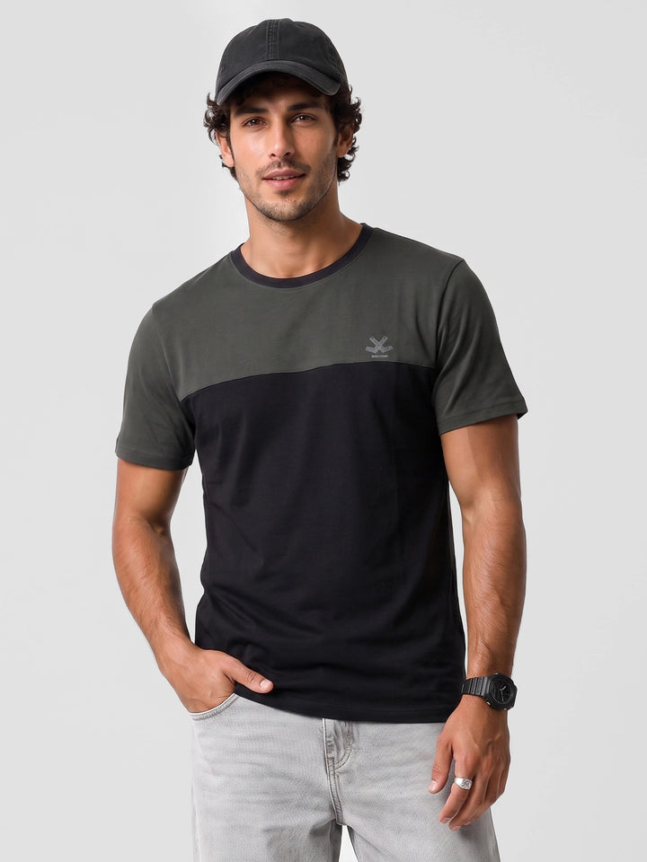 Classic Cut & Sew T-Shirt | Black