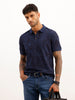 Slim Fit AOP Polo T-Shirt | Blue
