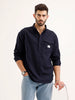 Classic Oversized Fit Shirt | Navy Blue
