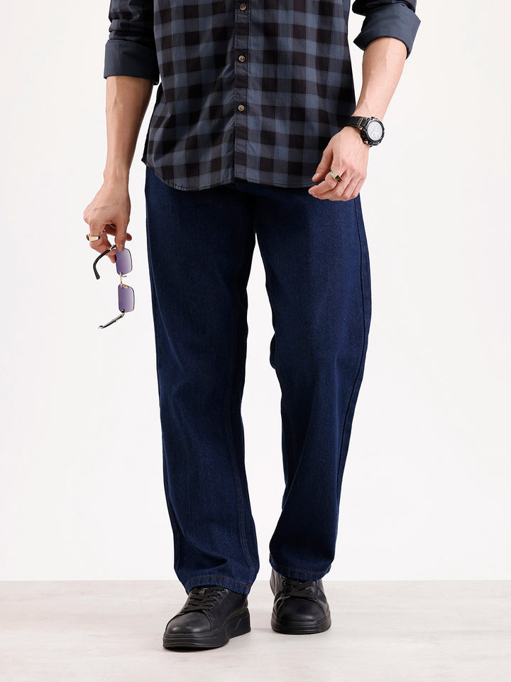 Classic Anti Fit Denim Jeans   |  Blue