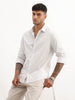 Classic Striped Full Sleeve Shirt | Grey