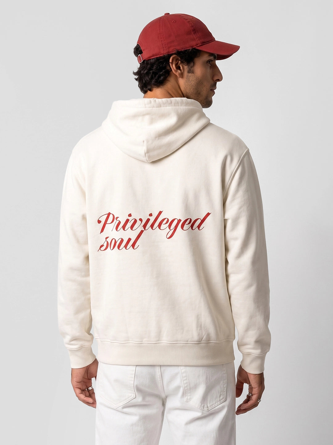 Classic Back Printed Hooded Sweatshirt | Teal | WTSS7276M