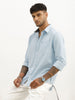 Classic Slim Fit Striped Shirt | Blue