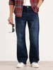 Boot Cut Fit Denim Jeans | Dark Blue