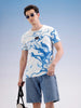 Slim Fit Classic Placement Printed T-Shirt  | Off White