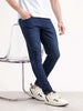 Faded Skinny Crop Denim | Blue