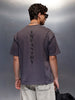 Oversized Cut And Sew T-Shirt   |  Charcoal