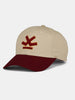 Printed Wrogn Logo Colourblock Cap | Cream