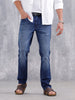 Mild Distressed Straight Fit Jeans | Dark Stone