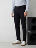 Solid Slim Fit Trouser | Navy Blue