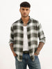 Slim Fit Full Sleeve Checkered Shirt | Green