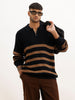 Classic Comfort Fit Knitted T-Shirt | Black